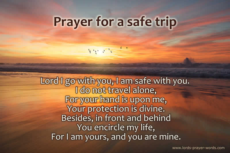 prayer for safe trip home