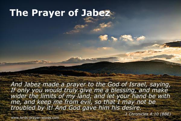 the prayer of jabez